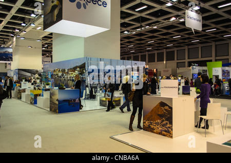 2012, l'ITB Internationale Tourismus Börse, Stand Foire internationale du tourisme de Grèce Banque D'Images