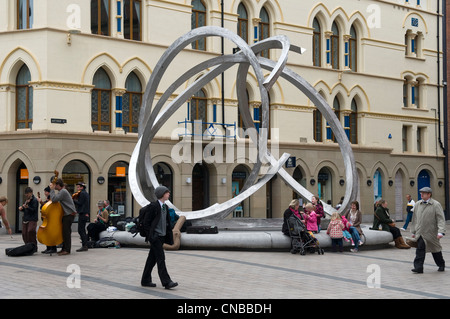 Royaume-uni, Irlande du Nord, Belfast, centre-ville, rue Arthur Banque D'Images