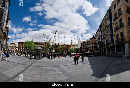 Panorama de la Plaza de Zocodover à Tolède, Castille La Manche, Espagne Banque D'Images