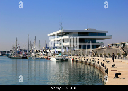 (Veles e Vents voiles et vents) ou America's Cup bâtir dans le Port de Valence en Espagne par David Chipperfield Architects Banque D'Images
