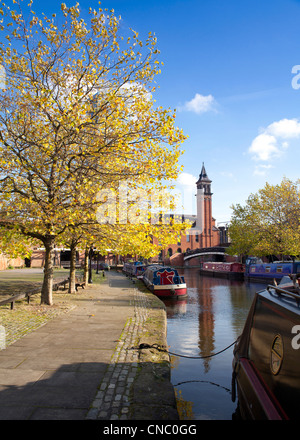 En Angleterre, Manchester, le Castlefield, bassin du Canal de Bridgewater Banque D'Images