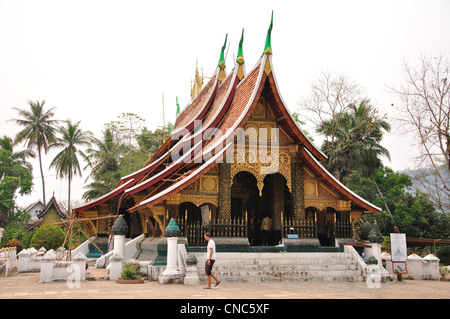 Wat Xieng Thong (Temple de la ville d'Or), Khem Khong, Luang Prabang, Laos, Luang Prabang Province Banque D'Images