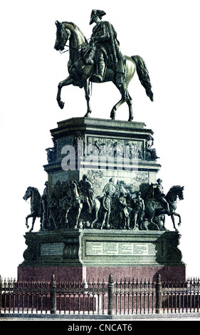 Statue équestre de Frédéric le Grand, Unter den Linden, Berlin, Allemagne Banque D'Images