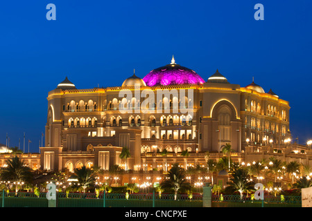 Emirats arabes unis, Abu Dhabi, Abu Dhabi, Émirats Unis Palace Banque D'Images