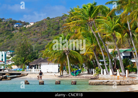 L'Amérique centrale, Caraïbes, Petites Antilles, Saint Vincent et les Grenadines, Union Island, Clifton Banque D'Images