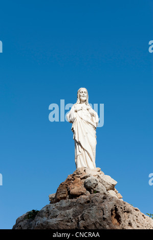 Statue du Christ Église de l'Immaculée Conception Mijas Costa del Sol Espagne Banque D'Images