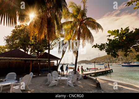 Port Elizabeth, l'île de Bequia Banque D'Images