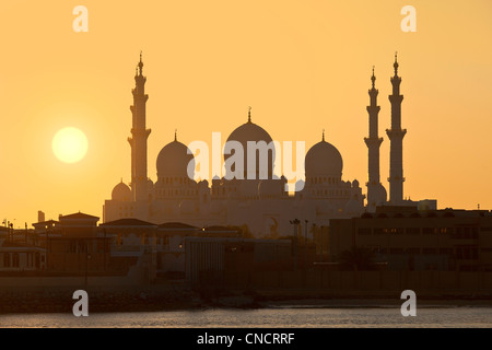 Abu Dhabi, du stade de Sheikh Zayed Mosque Banque D'Images