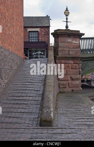 La scène du Canal, prises sur le Black Country Museum, Dudley, West Midlands, Royaume-Uni Banque D'Images