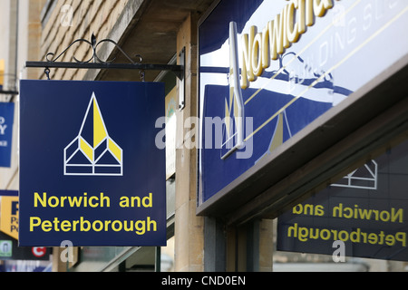 Norwich et Peterborough Building Society Banque D'Images