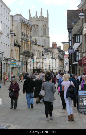 High Street à Stamford, Lincolnshire Banque D'Images