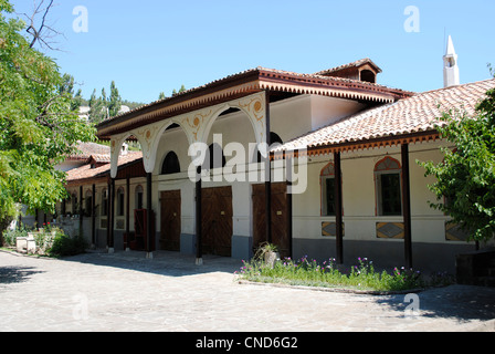 L'Ukraine. République autonome de Crimée. Bakhtchyssaraï. Khan's Palace ou Hansaray. 16e siècle. De l'extérieur. Banque D'Images