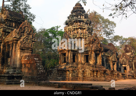 Ruines de Banteay Kdei. Angkor, Siem Reap, Cambodge, Asie du Sud, Asie Banque D'Images