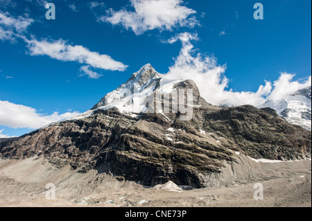 L'arrière de la crête de montagne Matterhorn, vue de Schoenbiel, Zermatt, Suisse Banque D'Images