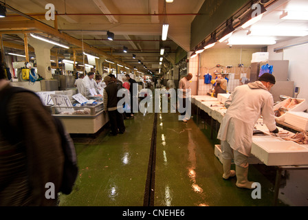 Marché de Billingsgate. Banque D'Images