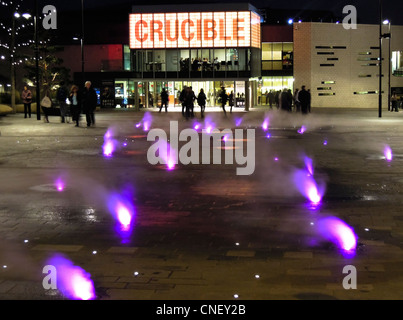 Théâtre Crucible de Sheffield Banque D'Images