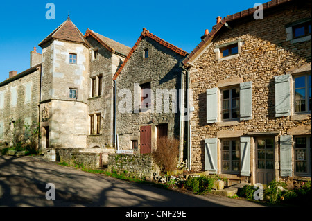 Châteauneuf en Auxois, Côte d'Or, Bourgogne, France Banque D'Images