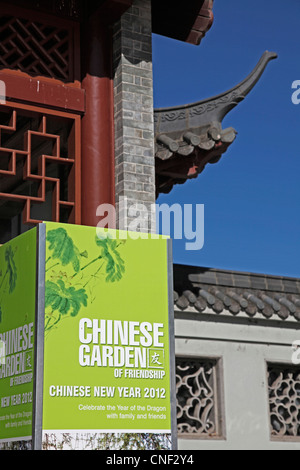Le jardin chinois de l'amitié dans le quartier chinois à Sydney, Australie Banque D'Images