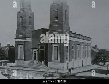 Nashville, Tennessee, église presbytérienne du centre-ville - vers 1860 Banque D'Images