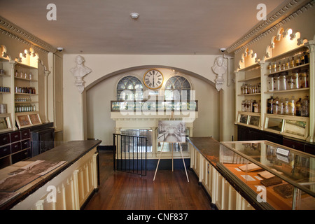 Stabler-Leadbeater Apothecary Museum dans la vieille ville d'Alexandria en Virginie Banque D'Images