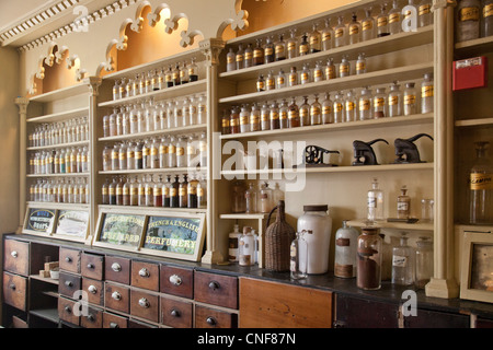 Stabler-Leadbeater Apothecary Museum dans la vieille ville d'Alexandria en Virginie Banque D'Images
