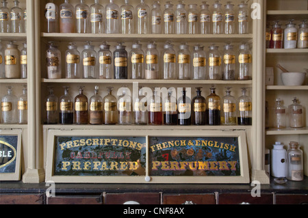 Stabler-Leadbeater Apothecary Museum dans la vieille ville d'Alexandria en Virginie Banque D'Images