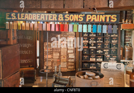 Stabler-Leadbeater Apothecary Museum dans la vieille ville d'Alexandria en Virginie Banque D'Images