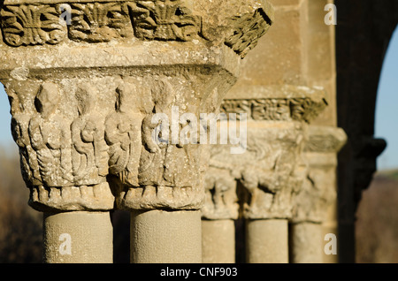 L'église Santa Maria de Eunate, Navarre, Espagne Banque D'Images