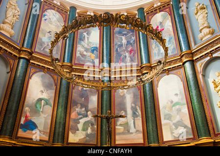 Au-dessus de la modifier, de la cathédrale métropolitaine de Saint Sauveur, San Salvador, El Salvador Banque D'Images