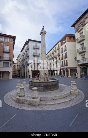 Monumento de El Torico en la plaza de El Torico Teruel, Espagne Banque D'Images