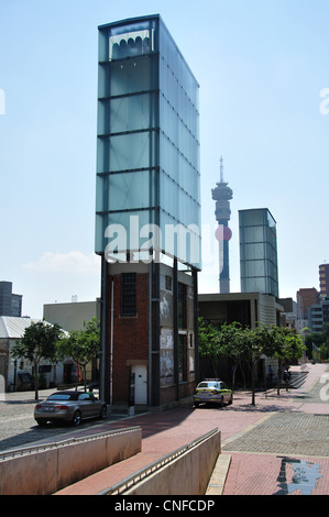 Le vieux fort complexe carcéral, Constitution Hill, Hillbrow, Johannesburg, la Province de Gauteng, Afrique du Sud Banque D'Images