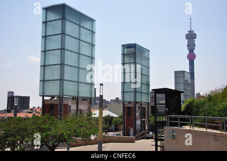 Le vieux fort complexe carcéral, Constitution Hill, Hillbrow, Johannesburg, la Province de Gauteng, Afrique du Sud Banque D'Images