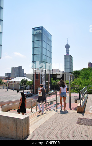 Le vieux fort complexe carcéral, Constitution Hill, Hillbrow, Johannesburg, la Province de Gauteng, Afrique du Sud Banque D'Images