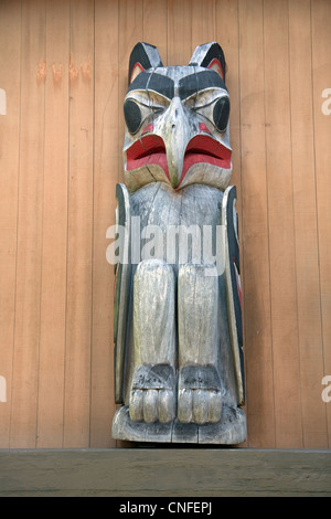 Chez Totem Totem Heritage Centre, Ketchikan, Alaska, USA Banque D'Images