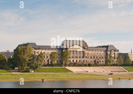 Ministère de l'édifice des Finances de Dresde, Allemagne. Banque D'Images