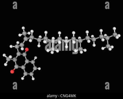 Molécule de vitamine K1 Banque D'Images