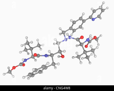 L'Atazanavir molécule pharmaceutique Banque D'Images