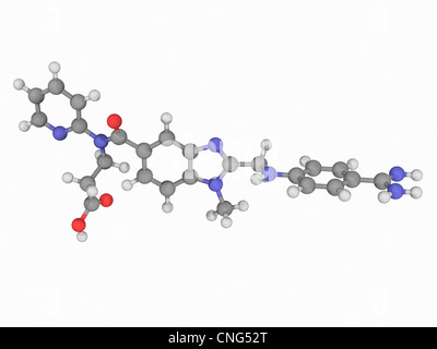 Le dabigatran molécule pharmaceutique Banque D'Images