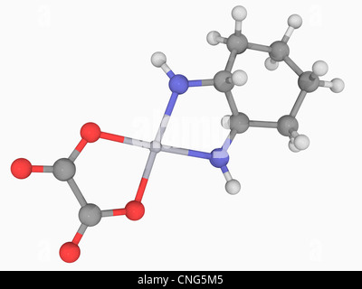 L'oxaliplatine molécule pharmaceutique Banque D'Images