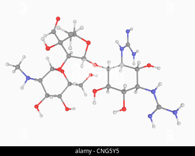 La streptomycine molécule pharmaceutique Banque D'Images