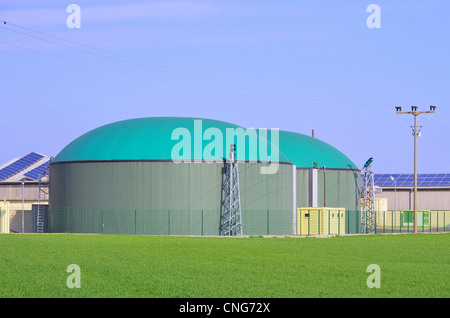 Biogasanlage - usine de biogaz 82 Banque D'Images