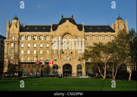 Gresham Palace, Roosevelt TER, Budapest, Hongrie Banque D'Images