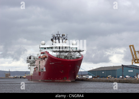 Skandi Arctic, la saturation du navire de soutien de plongée Banque D'Images