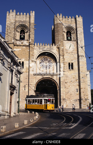 La cathédrale Sé de Lisboa, Lisbonne, Portugal Banque D'Images