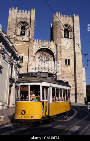 La cathédrale Sé de Lisboa, Lisbonne, Portugal Banque D'Images