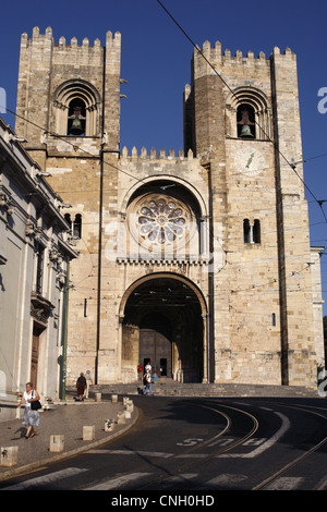 La cathédrale Sé de Lisboa, Lisbonne, Portugal Banque D'Images