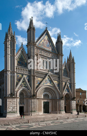 La Cathédrale d'Orvieto. Orvieto. La province de Terni. L'Ombrie. Italie Banque D'Images