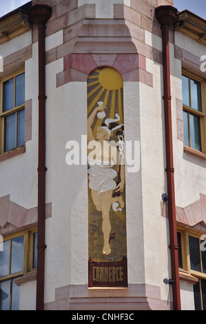 Café Art nouveau riche, Place de l'Église, Pretoria, la Province de Gauteng, Afrique du Sud Banque D'Images