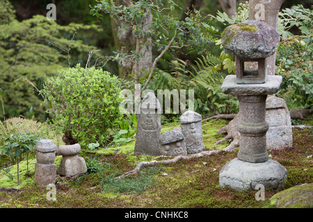 Les jardins zen à Tohfuku-ji temple Tōfuku-ji, dans, Higashiyama, près de Kyoto, au Japon. Conçu par Shigemori Mirei. Banque D'Images