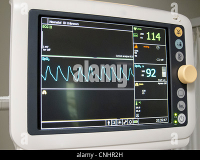 Moniteur cardiaque Banque D'Images